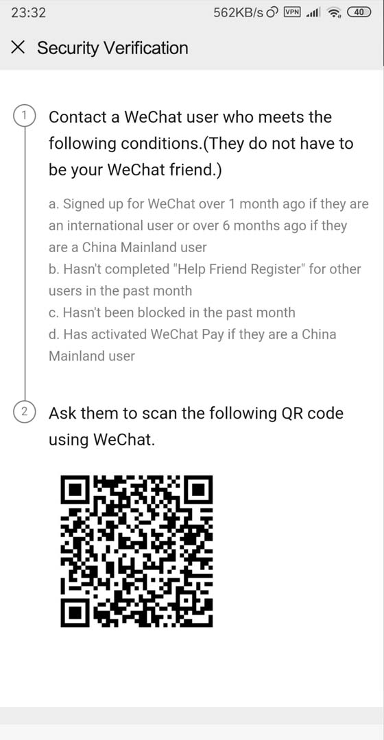 Como verificar uma conta na aplicação WeChat